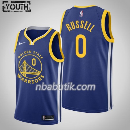 NBA Børn Trøje Golden State Warriors D'Angelo Russell 0 Nike 2019-20 Icon Edition Swingman